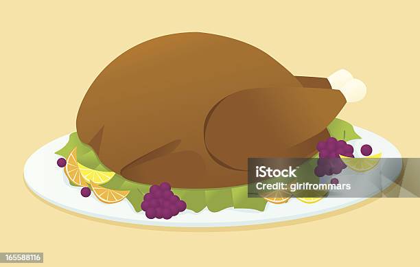 Święto Dziękczynienia Turcji - Stockowe grafiki wektorowe i więcej obrazów Bez ludzi - Bez ludzi, Białe mięso, Grafika wektorowa