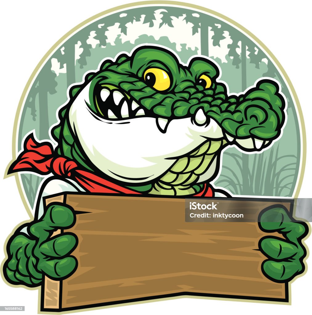 Gator Sign Stock Illustration - Download Image Now - Alligator, Cartoon, Swamp - iStock Gator Sign Stock Illustration - Download Image Now - Alligator, Cartoon, Swamp - iStock