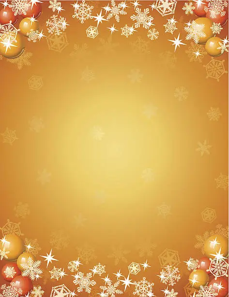 Vector illustration of Golden Holidays Background