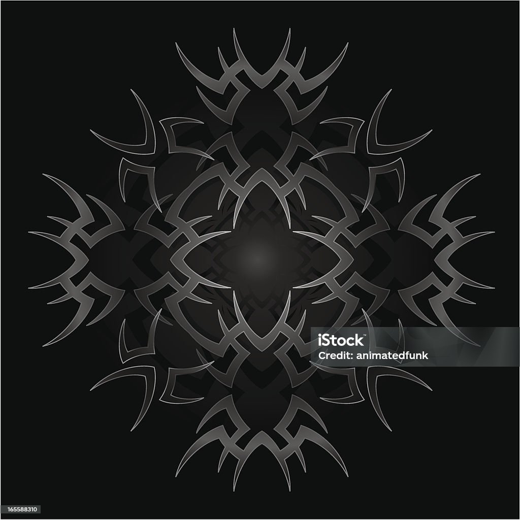 Verzierte Blade-Design - Lizenzfrei Abstrakt Vektorgrafik