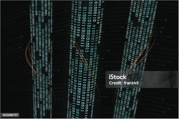 Binary Code Infographic Binary Code Information Channel Stock Illustration - Download Image Now ...