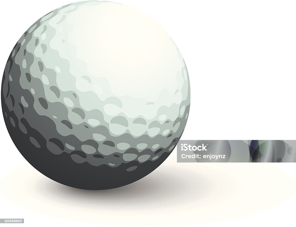 Golf Ball Illustration of a golf ball Golf Ball stock vector