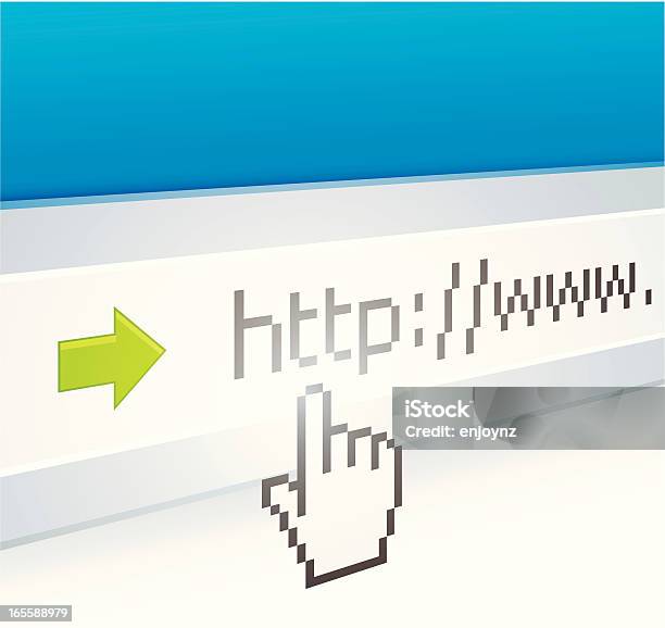 Kliknij Przycisk - Stockowe grafiki wektorowe i więcej obrazów Adres internetowy - Adres internetowy, Bez ludzi, Grafika wektorowa