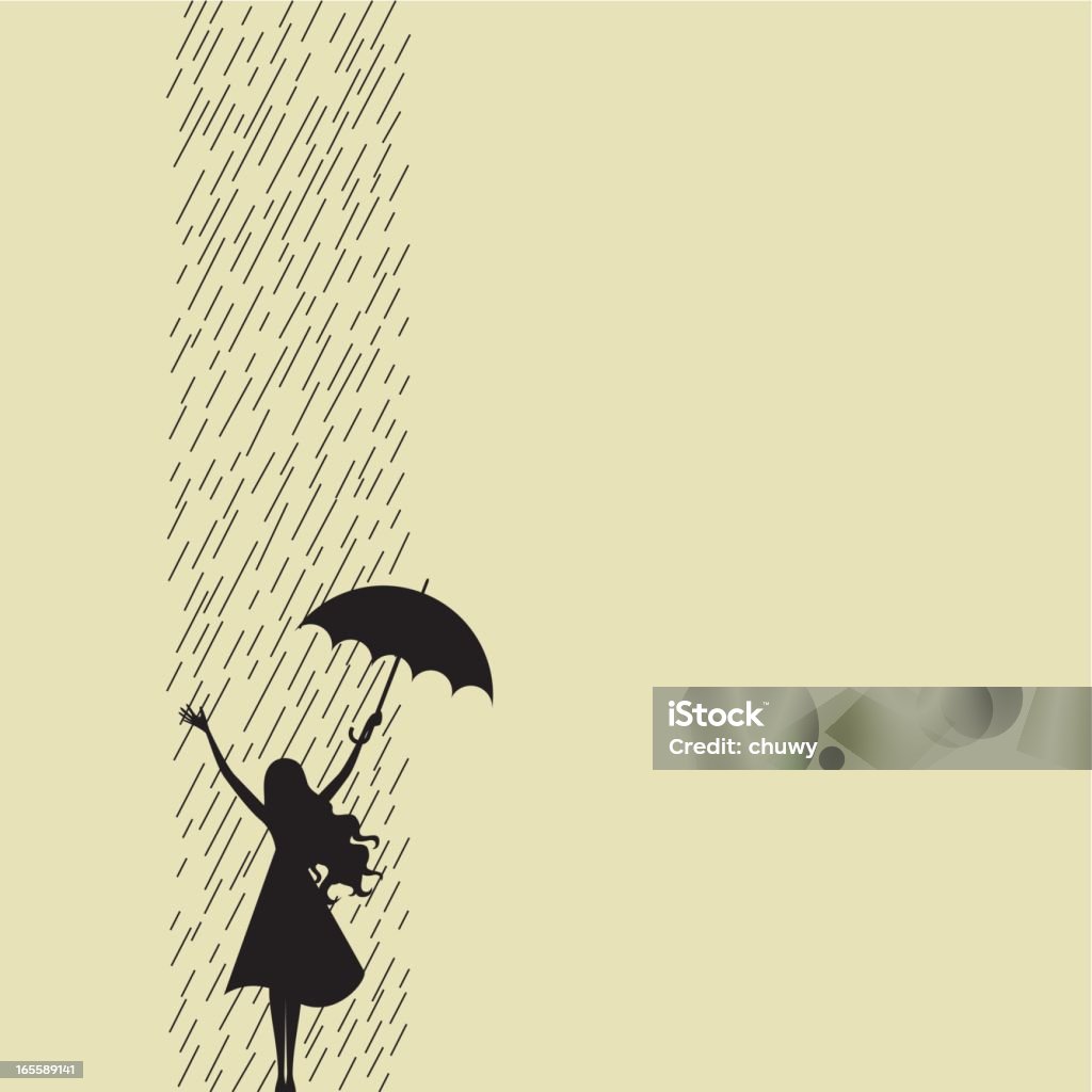 Happy Rainy Day Stock Illustration - Download Image Now - Rain ...