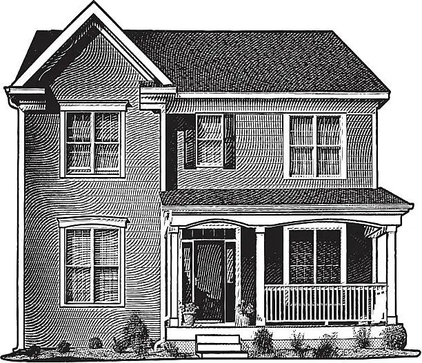 Vector illustration of Classic Home