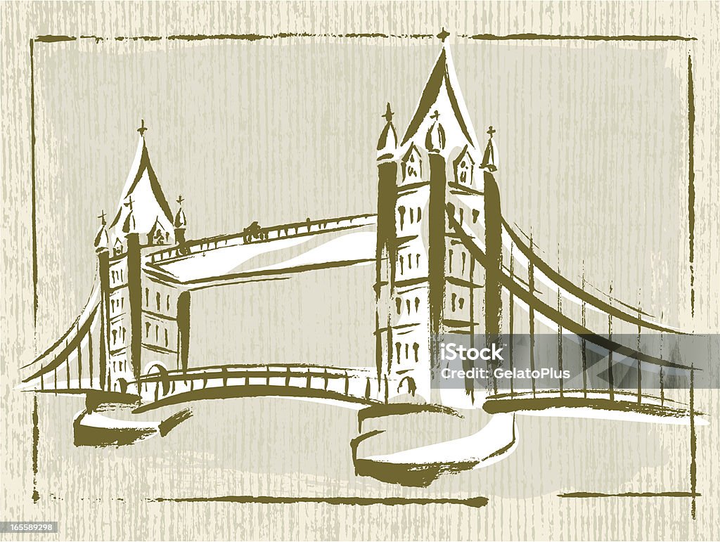 London Wahrzeichen - Lizenzfrei Architektur Vektorgrafik