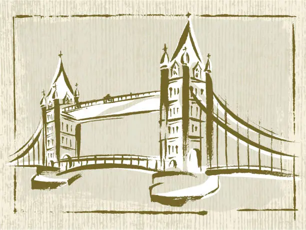 Vector illustration of London Landmark