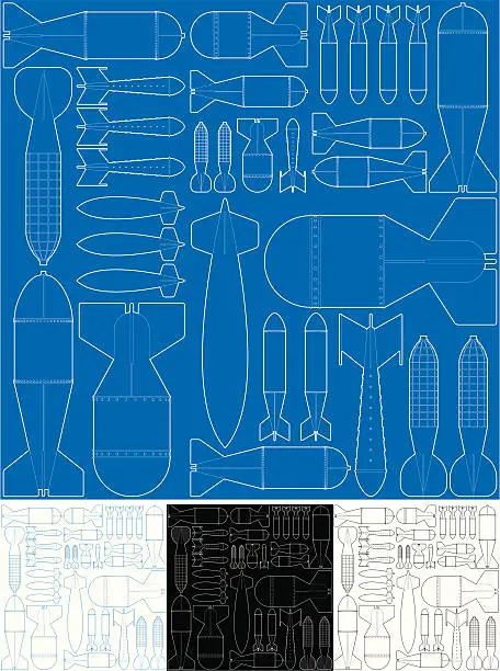 Vector illustration of Bombs Galore.