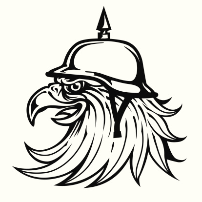Eagle Head with Helmet