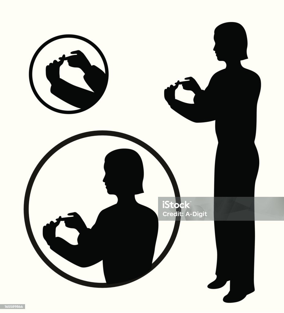 After Sign Language Vector Sign Language Vector Silhouette Stock Illustration - Download Image Now ...