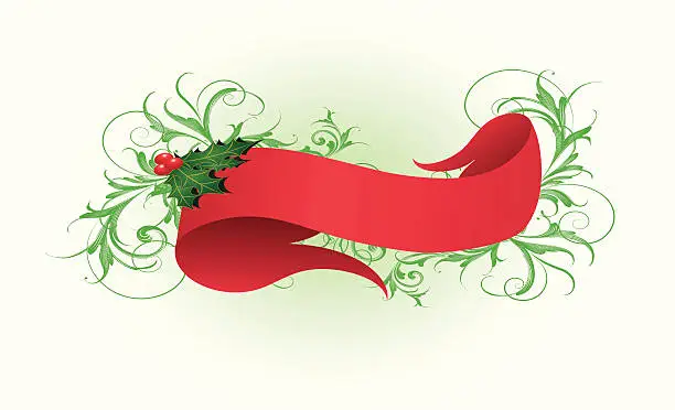 Vector illustration of Festive Christmas Banner