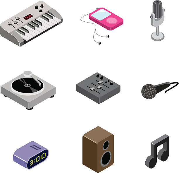 Music icons | ISO collection vector art illustration