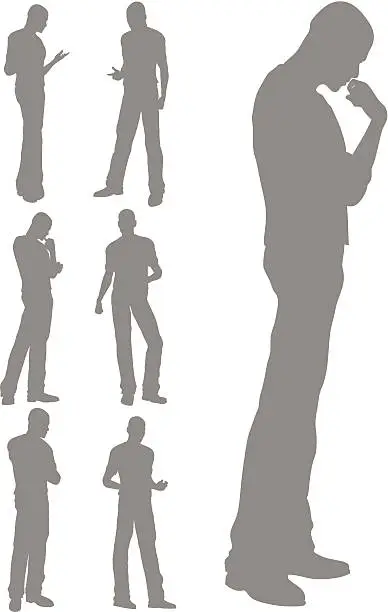 Vector illustration of Standing Pose