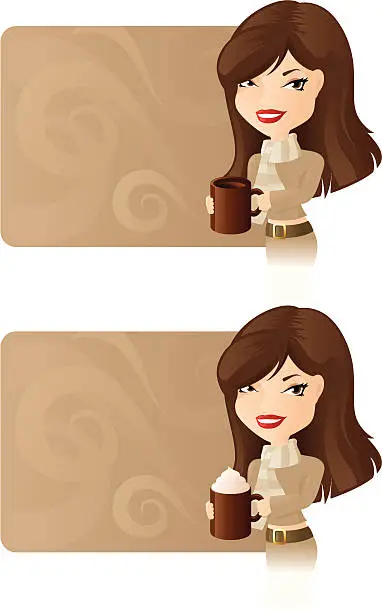 Vector illustration of Coffee Lover