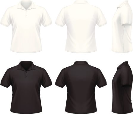 Vector illustration of classic men's polo.