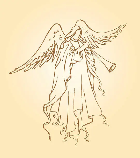 Vector illustration of Angel