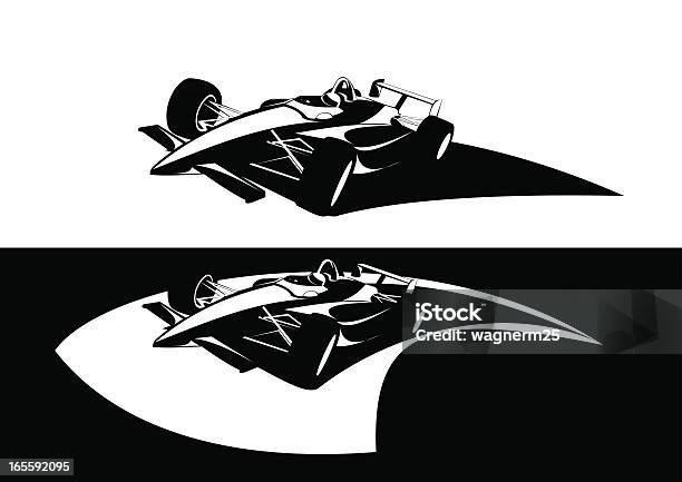 Formula Indy Racing Car Zwei Versionen Zur Verfügung Stock Vektor Art und mehr Bilder von Vektor