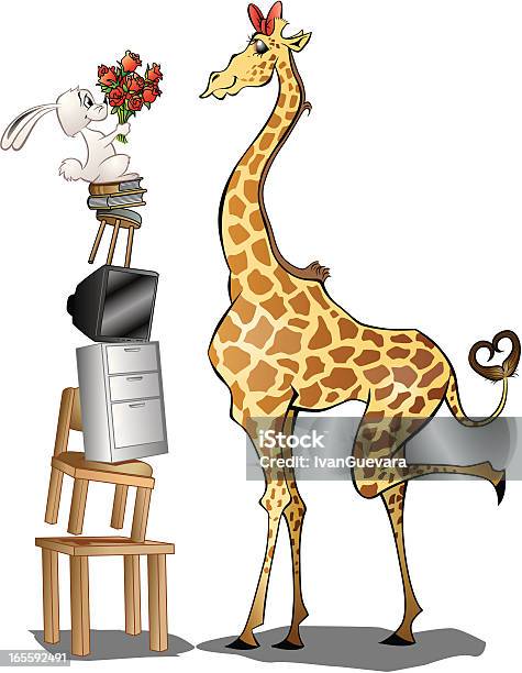 Amor É Para Todos - Arte vetorial de stock e mais imagens de Girafa - Girafa, Namorada, Adolescente