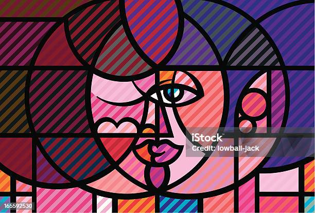 Meet Soul On Lovers Lips向量圖形及更多抽象圖片 - 抽象, 巴勃羅·畢卡索, 女人