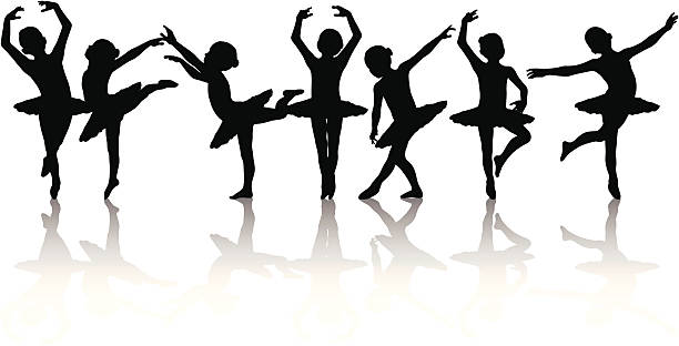 ภาพประกอบสต็อกที่เกี่ยวกับ “คอลเลกชันภาพเงานักบัลเล่ต์เด็ก - ballet dancer”
