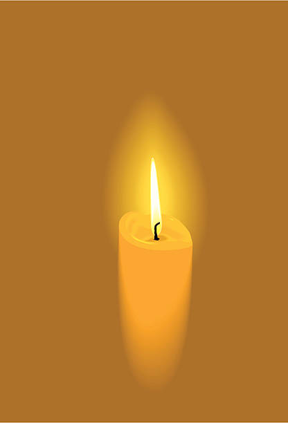 свеча мягкой - memorial vigil candlelight candle memorial service stock illustrations