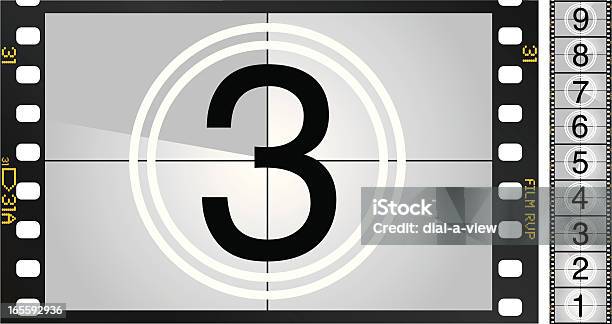 Film Countdown Stock Vektor Art und mehr Bilder von Countdown - Countdown, Kinofilm, Filmindustrie