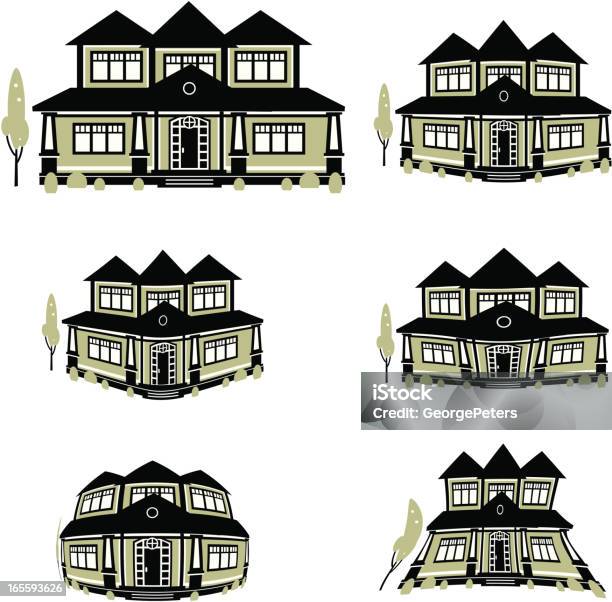 Ilustración de Nuevo Hogar y más Vectores Libres de Derechos de Ampliación de casa - Ampliación de casa, Arquitectura, Arquitectura exterior