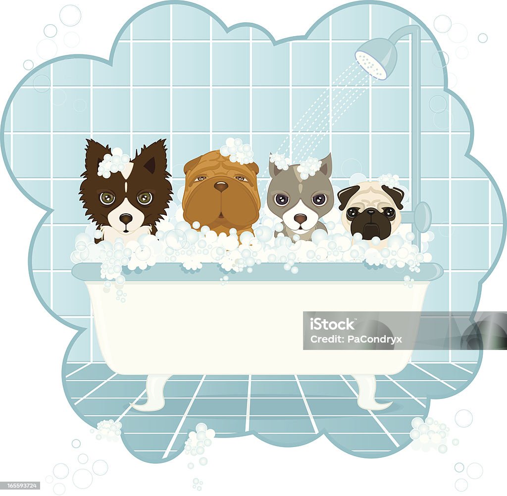 Pies Wash - Grafika wektorowa royalty-free (Pies)