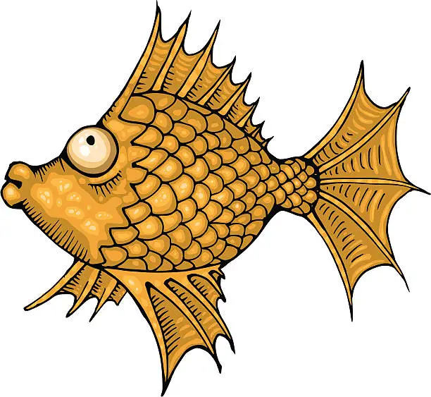 Vector illustration of Tropical Fish