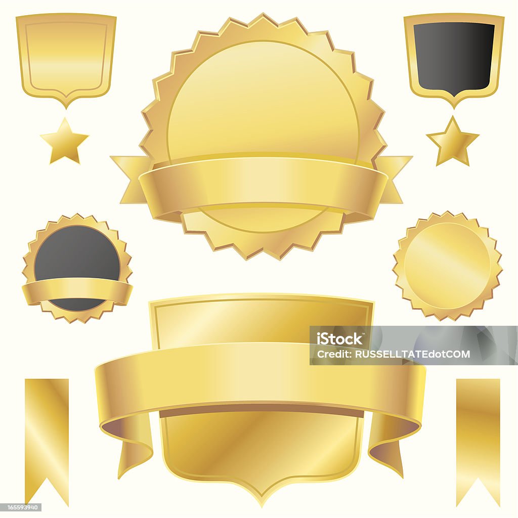 Golden Medals http://dl.dropbox.com/u/38654718/istockphoto/Media/download.gif Majestic stock vector