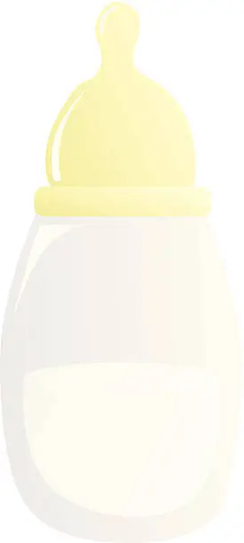 Vector illustration of Milk bottle