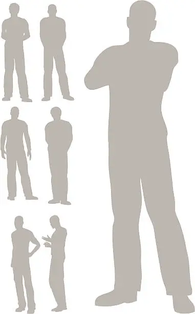 Vector illustration of Standing Pose