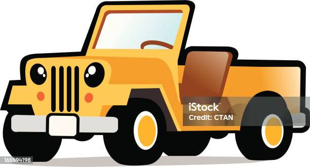 Cute Jeep Stock Illustration - Download Image Now - 4x4, Antique, Cartoon