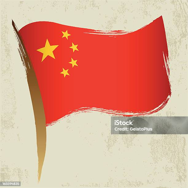 Vetores de Bandeira Nacional Da China e mais imagens de Bandeira - Bandeira, Bandeira Chinesa, Bandeira nacional
