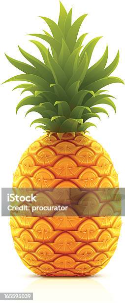 Pineapple Stock Illustration - Download Image Now - Pineapple, Cartoon, Fruit