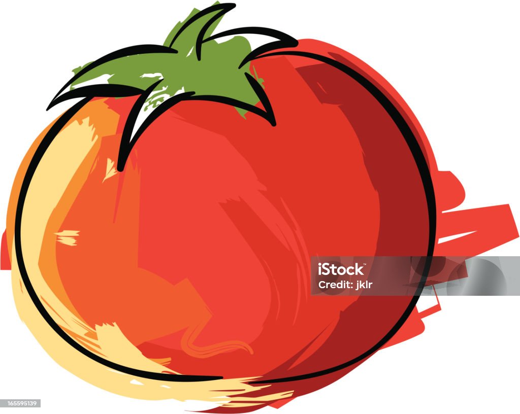 Tomate chaude - clipart vectoriel de Aliment libre de droits