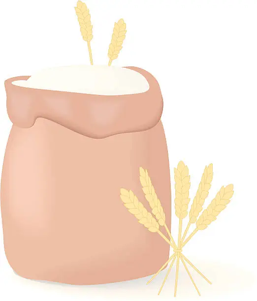Vector illustration of Flour