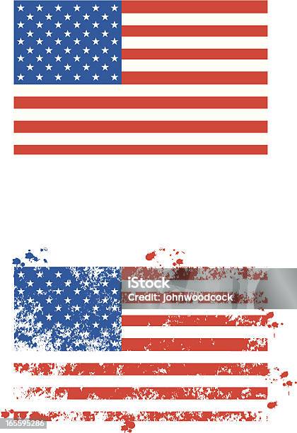 Usflagge Stock Vektor Art und mehr Bilder von Amerikanische Flagge - Amerikanische Flagge, Blau, Flagge