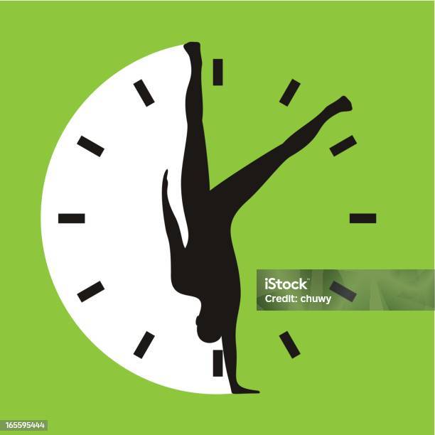 Biological Clock Stock Illustration - Download Image Now - Clock, Exercising, Relaxation Exercise