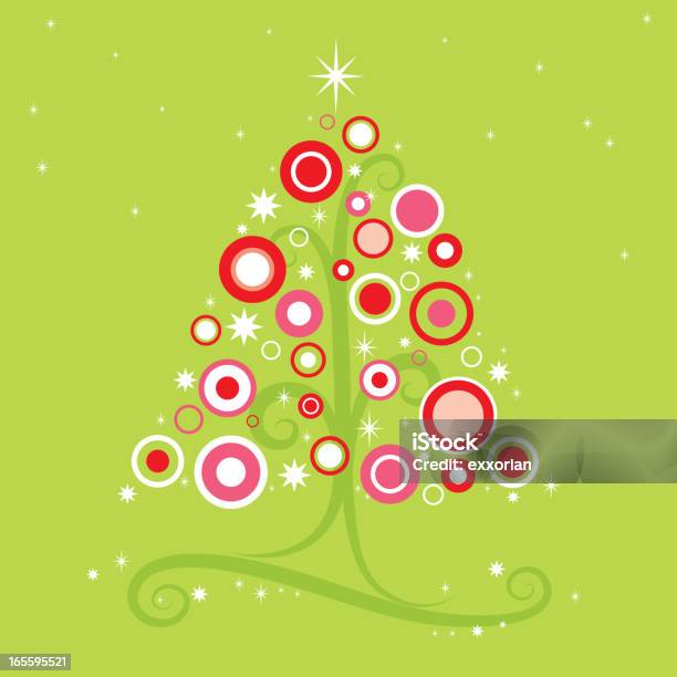 Christmas Tree Stock Illustration - Download Image Now - Backgrounds, Celebration Event, Christmas