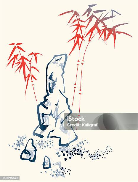 竹とストーン - 書道のベクターアート素材や画像を多数ご用意 - 書道, イラストレーション, 日本文化