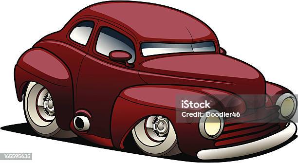 Cartoon Street Rod Stock Illustration - Download Image Now - Car, Cartoon, Collector's Car