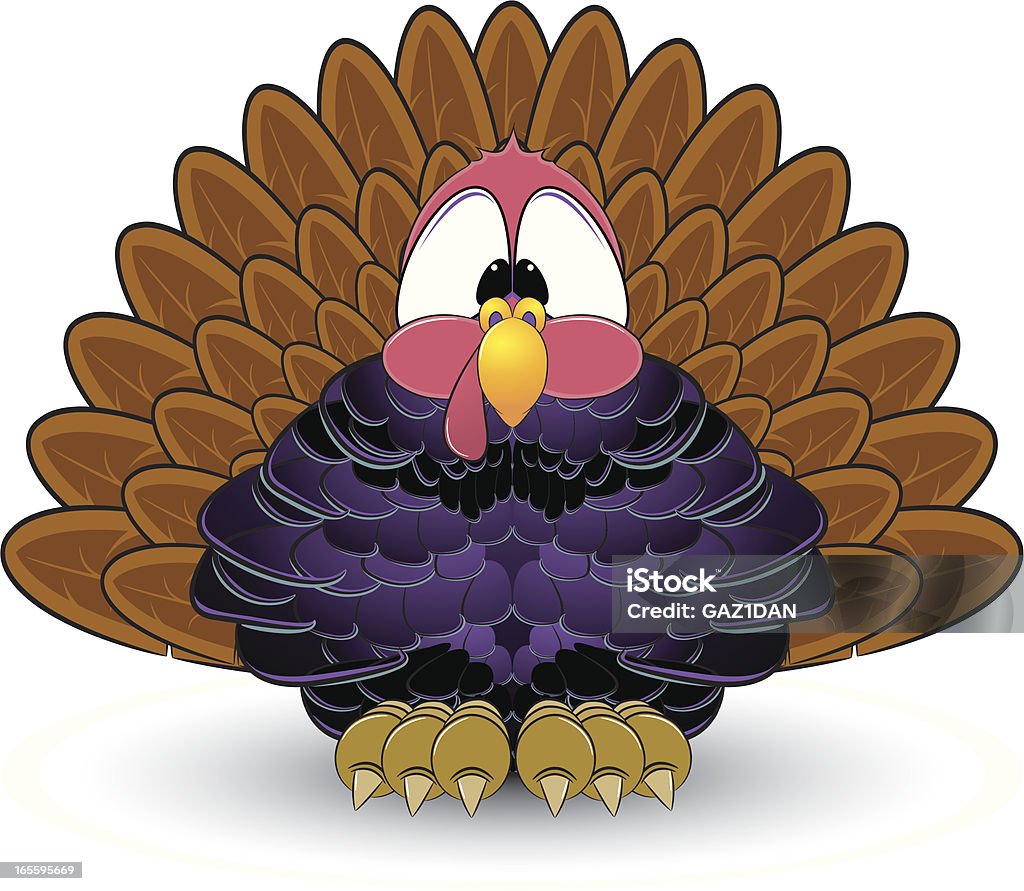 Thanksgiving Turkey - arte vectorial de Alimento libre de derechos