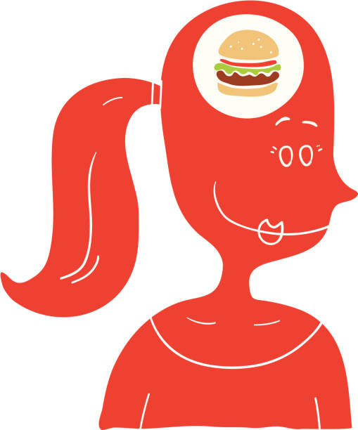 Food on the brain I gots food on the brain! brain eater stock illustrations