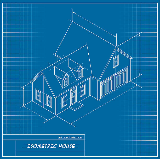 Isometrica Casa modello - illustrazione arte vettoriale