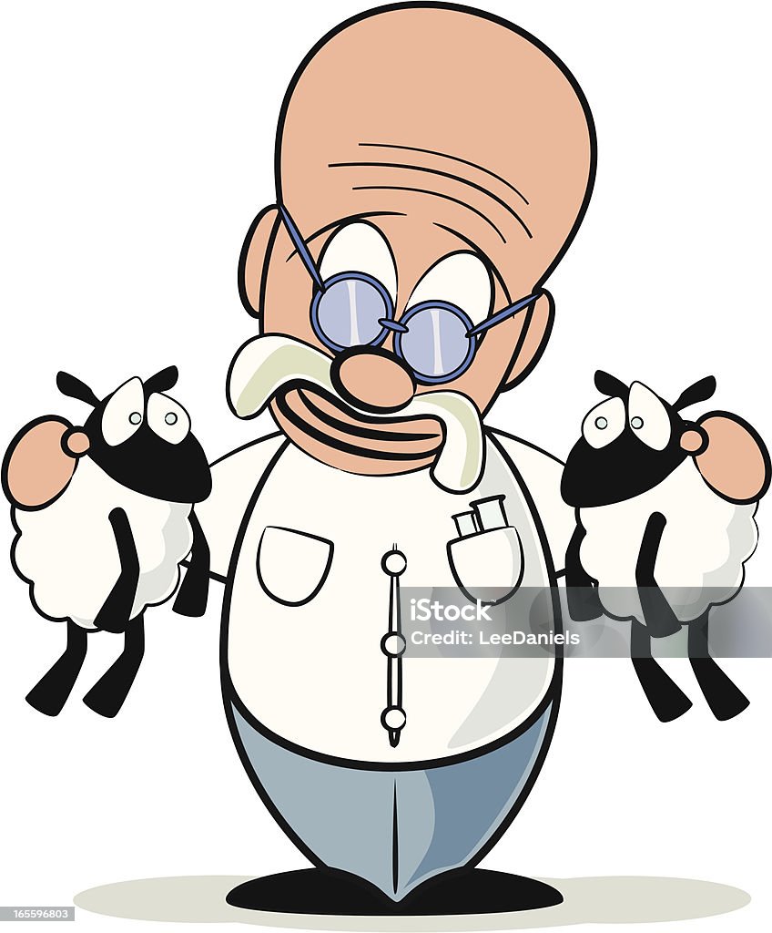 Scientist Cloning Cartoon Stock Illustration - Download Image Now - Animal,  Cartoon, Completely Bald - iStock