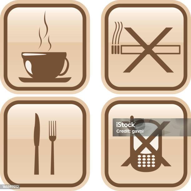 Icon Set Stock Illustration - Download Image Now - Alcohol - Drink, Cigarette, Coffee - Drink