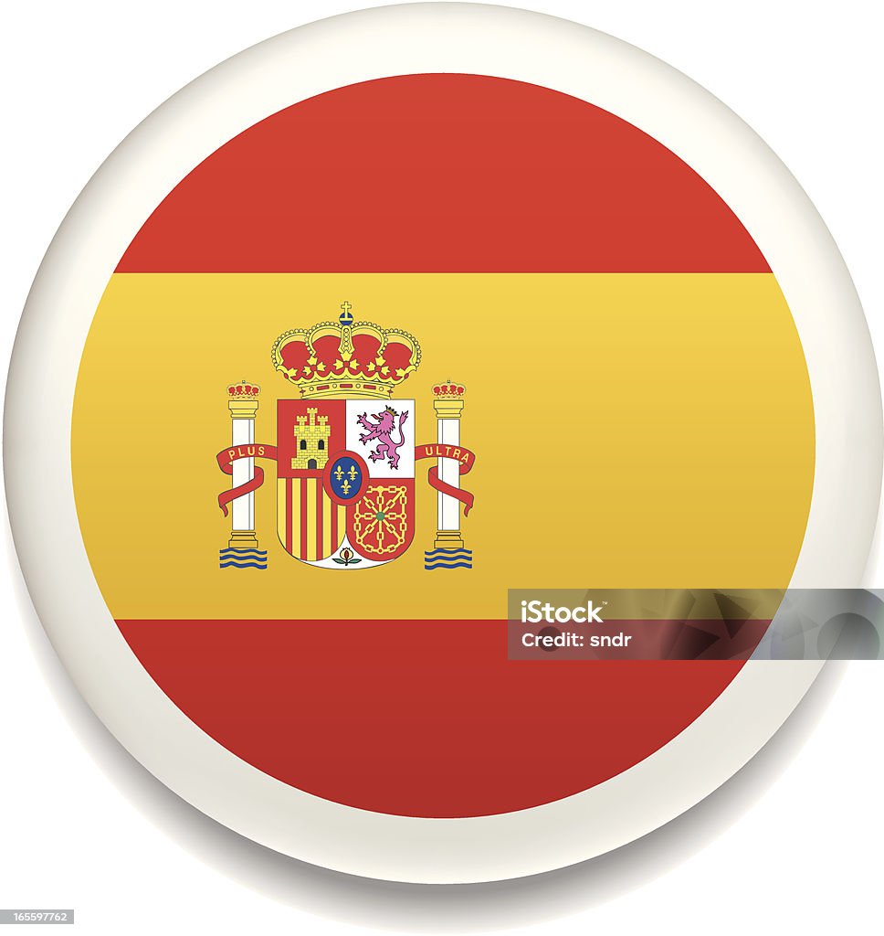 Czerwona flaga Wektor przycisk - Grafika wektorowa royalty-free (Bez ludzi)