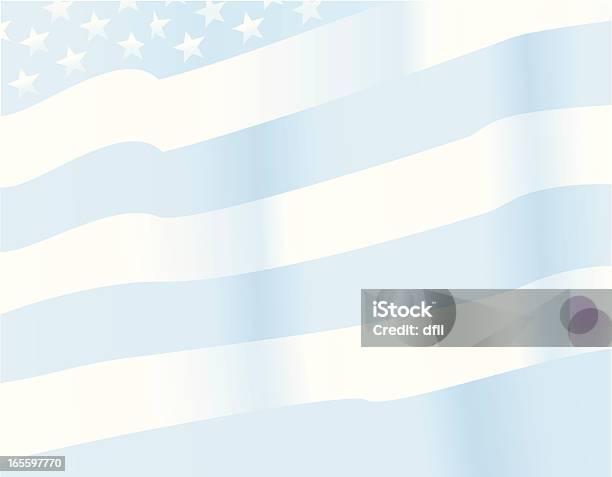 Bandeira Americana Desbotada Fundo - Arte vetorial de stock e mais imagens de Azul - Azul, Bandeira, Bandeira dos Estados Unidos da América