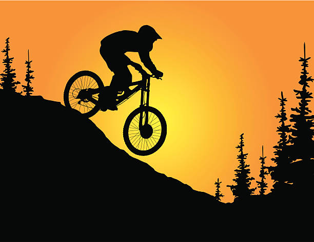 illustrations, cliparts, dessins animés et icônes de de vtt - cycling mountain biking mountain bike bicycle